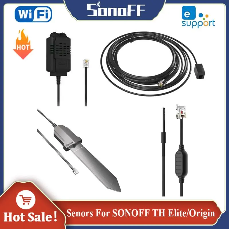 SONOFF 익스텐션 케이블 토양 수분 감지기 모니터, 습도 온도 센서, THS01 WTS01 MS01 RL560, TH 엘리트 및 오리진용, 5M title=SONOFF 익스텐션 케이블 토양 수분 감지기 모니터, 습도 온도 센서, THS01 WTS01 MS01 RL560, TH 엘리트 및 오리진용, 5M