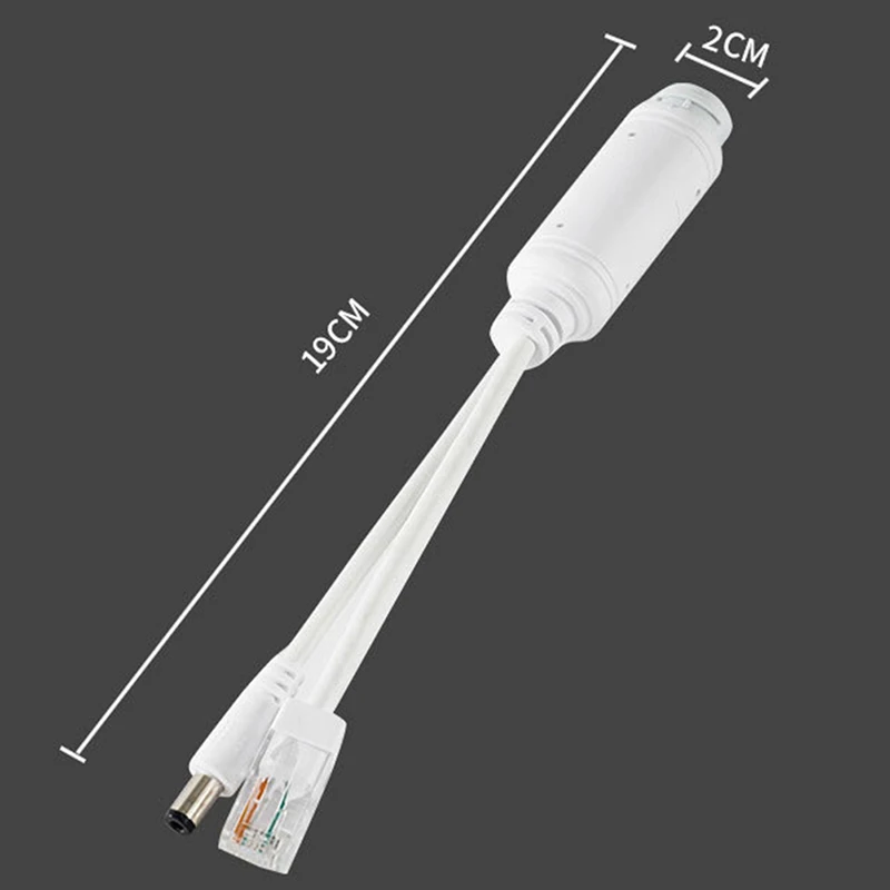 POE 스플리터 방수 어댑터 케이블, 전원 공급 모듈, IP 카메라용 인젝터, 48V ~ 12V