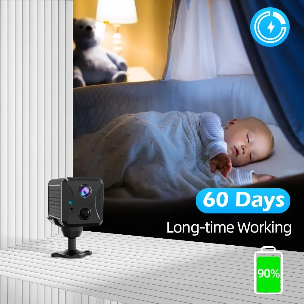 태양광 패널 CCTV 카메라 PIR 인간 감지 스마트 무선 감시 IP 카메라, 4G LTE SIM 카드, 5MP 와이파이 배터리 구동