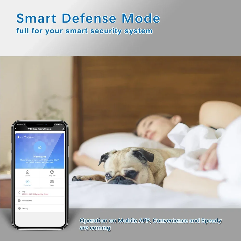 ZONAN SN11 Tuya Wifi 빛 사이렌 경보 100dB 확성기 4G Gsm 경보망을위한 실내 무선 433MHz 스트로브 사이렌 안전