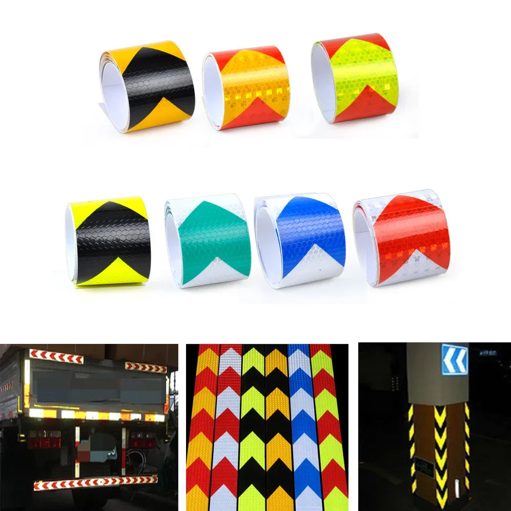 5x100CM 화살표 반사 테이프 자동차 장식 데칼, 자동차 경고 안전주의 접착제, 트럭 자동차 오토바이 스티커 보호 title=5x100CM 화살표 반사 테이프 자동차 장식 데칼, 자동차 경고 안전주의 접착제, 트럭 자동차 오토바이 스티커 보호