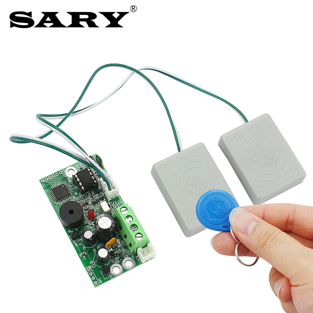 EMID 액세스 제어 보드, 125kHz RFID 내장 제어 보드, DC12V, 정상 개방 제어 보드