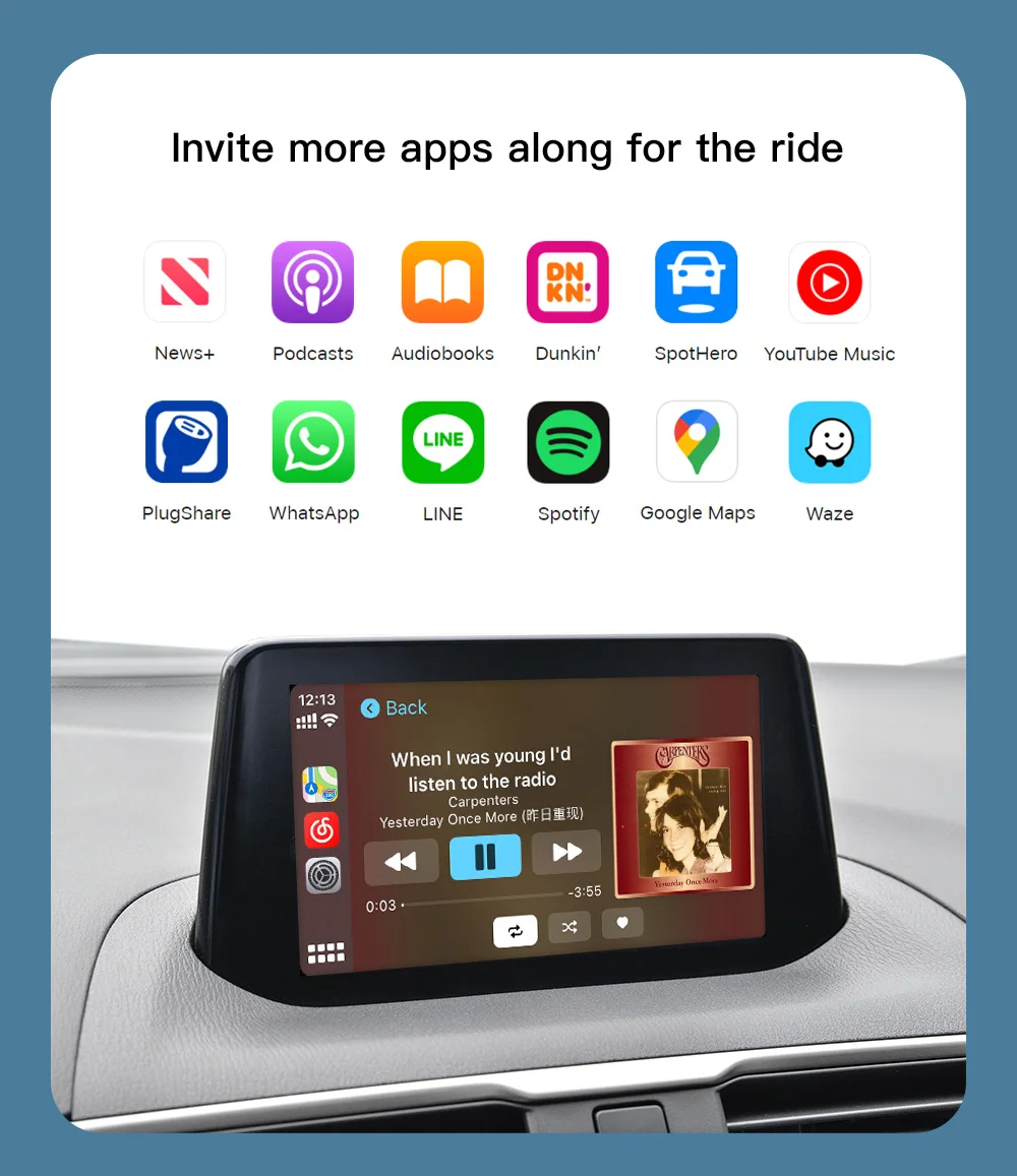 애플 카플레이 안드로이드 자동 USB 어댑터 허브, 마즈다 3 6 2 CX5 CX3 CX8 CX9 Miata MX5 TK78669U0C 용 OEM 개조 키트, 신제품 업그레이드