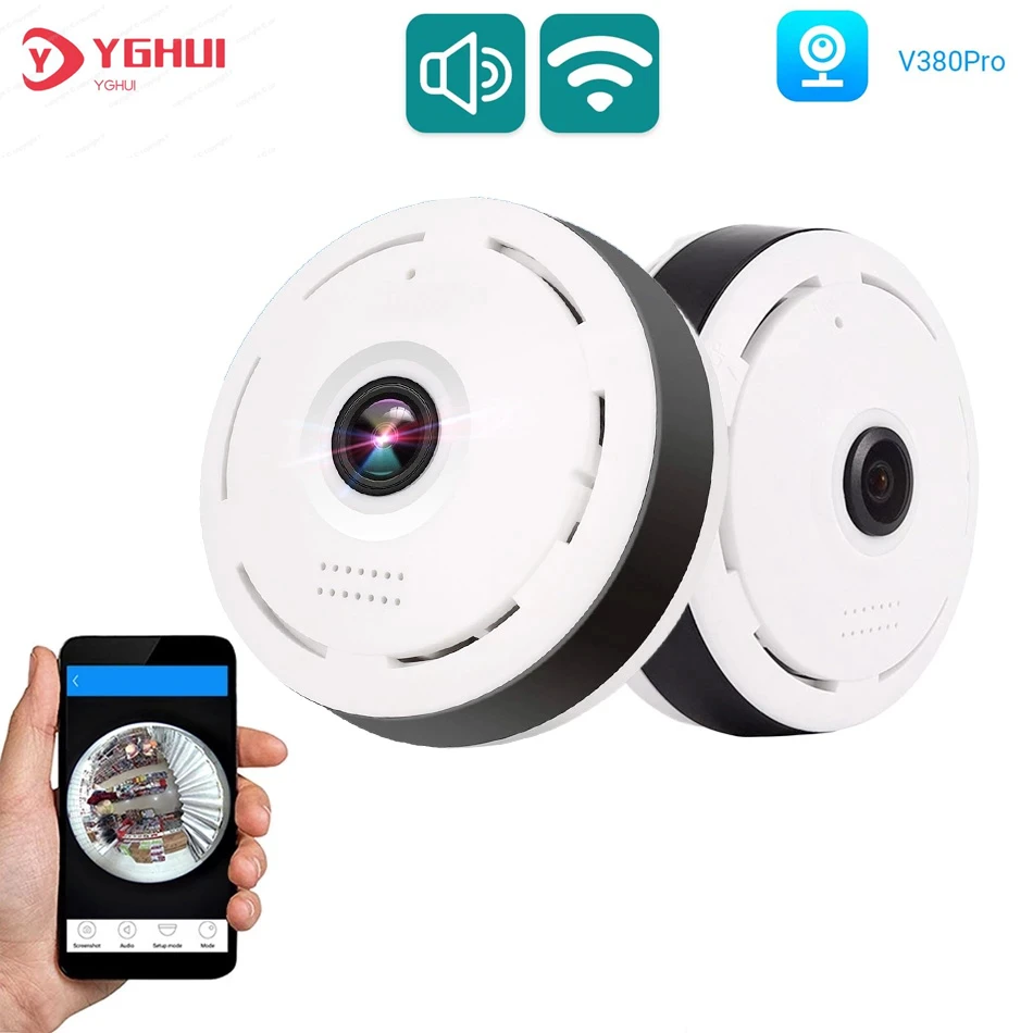 미니 와이파이 카메라, 360 도 파노라마 스마트 홈 CCTV, 양방향 오디오, 무선 보안 카메라, 5MP V380 프로 title=미니 와이파이 카메라, 360 도 파노라마 스마트 홈 CCTV, 양방향 오디오, 무선 보안 카메라, 5MP V380 프로 