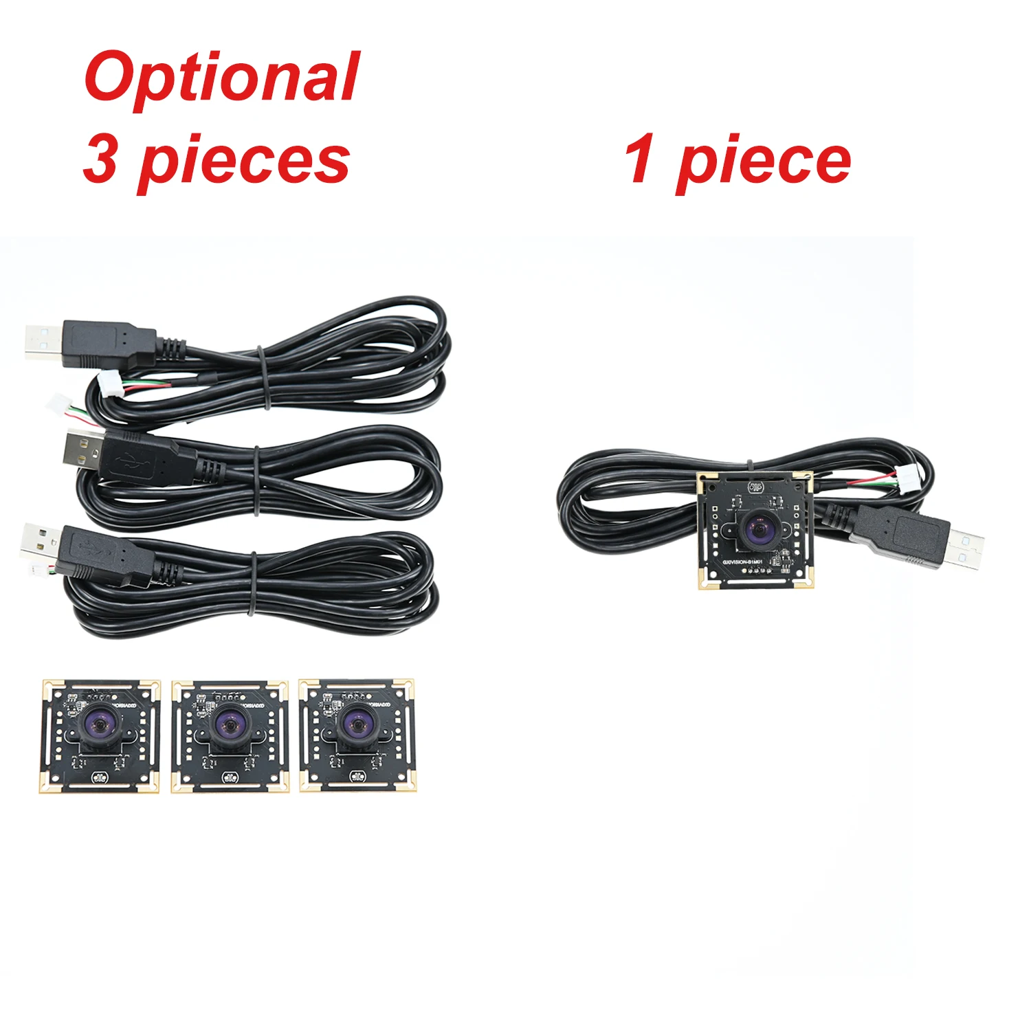 OV9732 카메라 모듈 2M 케이블 100도 30FPS 왜곡 없음 3PCS/1PCS, Autodarts.io와 호환 가능 DIY,USB 필요 없음 드라이브