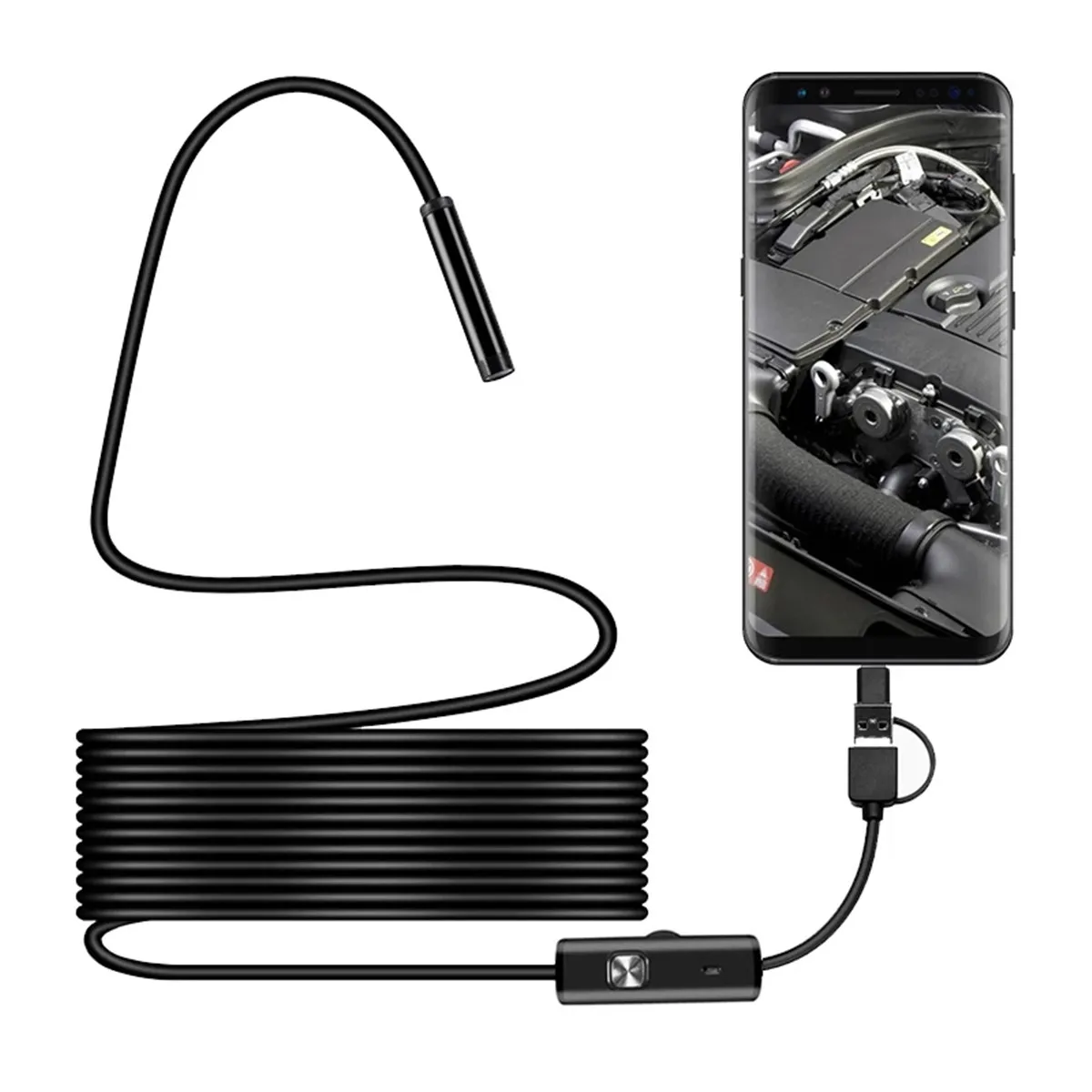 CMOS 보어스코프 검사 검이경 카메라, 안드로이드 및 컴퓨터 디지털 현미경용, USB 8mm, 2MP, 1080P, 3in 1 title=CMOS 보어스코프 검사 검이경 카메라, 안드로이드 및 컴퓨터 디지털 현미경용, USB 8mm, 2MP, 1080P, 3in 1 