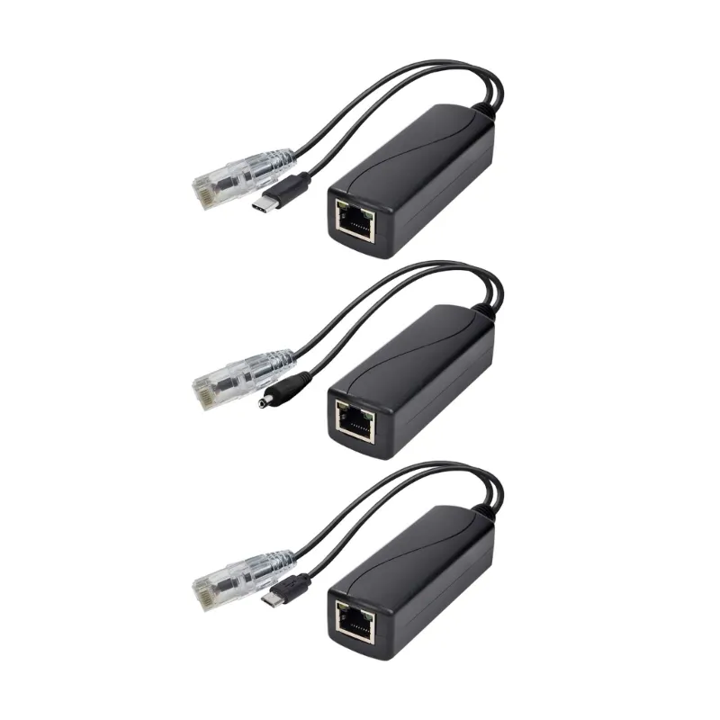 PoE 분배기 기가비트 마이크로 USB/DC5521 활성 PoE-TYPE-c 어댑터 기가비트 PoE 분배기 Poe 네트워크에 쉽게 액세스 title=PoE 분배기 기가비트 마이크로 USB/DC5521 활성 PoE-TYPE-c 어댑터 기가비트 PoE 분배기 Poe 네트워크에 쉽게 액세스 