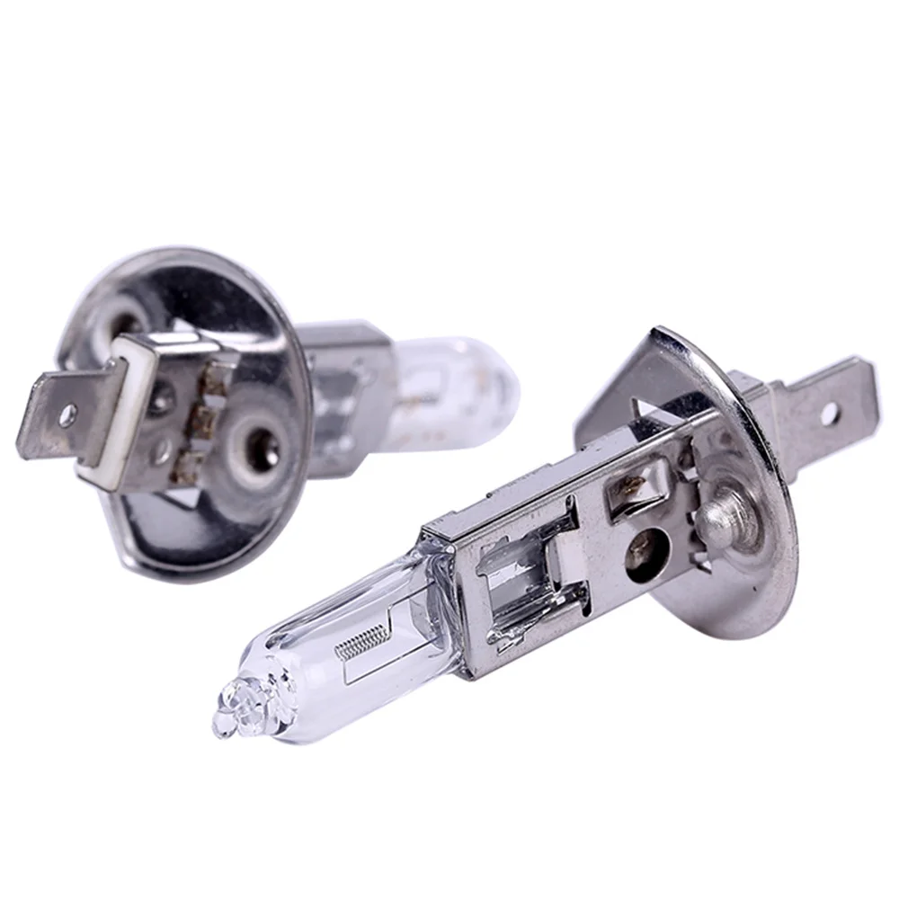 자동차 헤드라이트 자동 조명 할로겐 안개등, 자동차 램프, H1 할로겐 전구, 노란색, 12V, 55W, 4500K, 10 개