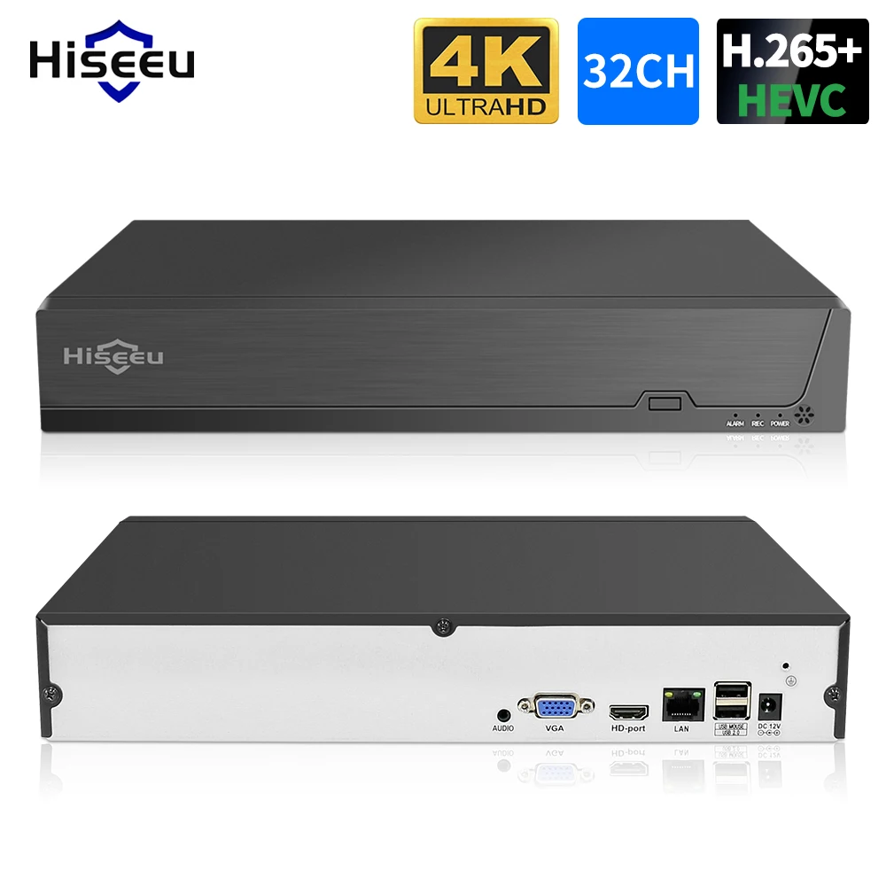 Hiseeu NVR DVR 네트워크 비디오 레코더 ONVIF IP 보안 감시 카메라 P2P 용 CCTV, 25CH, 5MP, 32CH, 1080P, 8CH, 4K, 8MP, H.265 + title=Hiseeu NVR DVR 네트워크 비디오 레코더 ONVIF IP 보안 감시 카메라 P2P 용 CCTV, 25CH, 5MP, 32CH, 1080P, 8CH, 4K, 8MP, H.265 + 