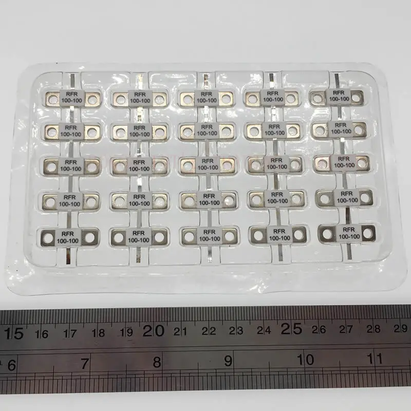 플랜지 마운트 저항기, DC-3.0GHz RFR100-100 BeO 세라믹 고전력 더미 부하 100 와트, 100 OHMS DC-3GHz, 100 와트, 100 옴