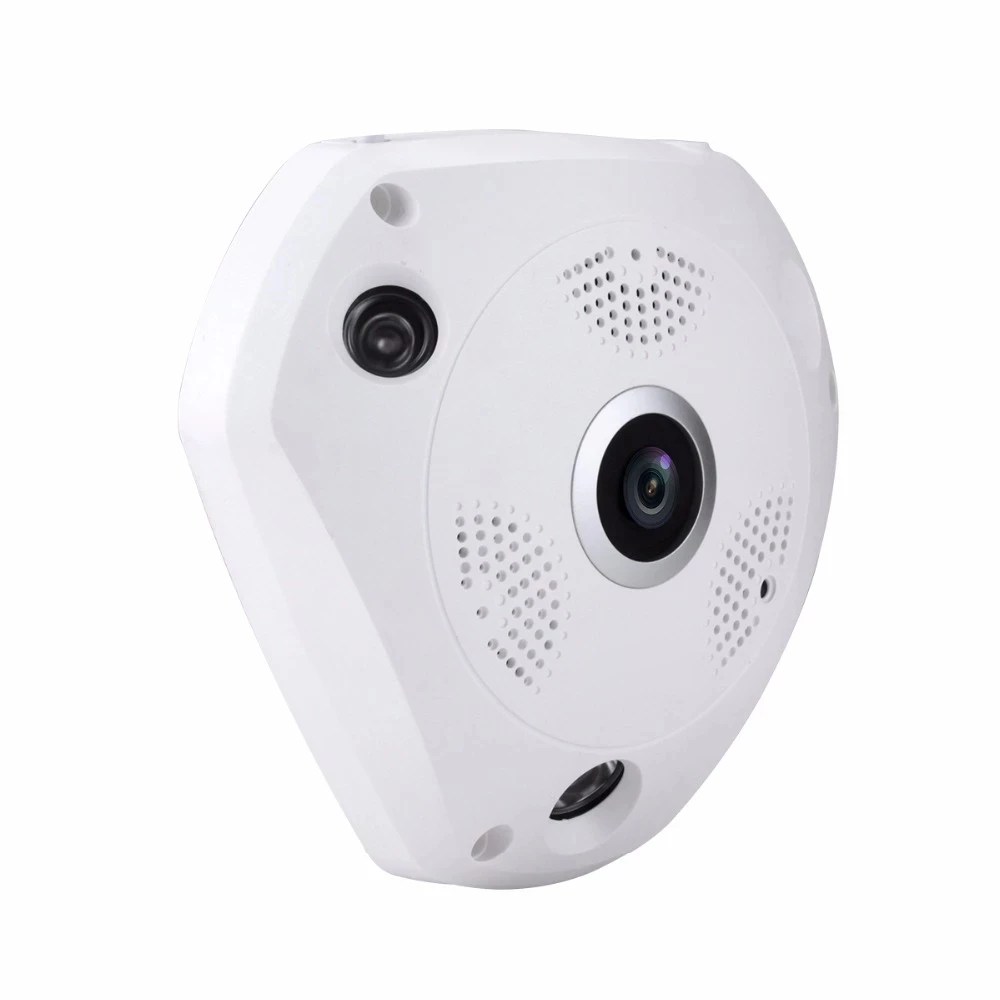 무선 IP 돔 카메라 P2P iCSee 와이파이 180, 360 도 광각 ONVIF 비디오 오디오 감시 CCTV 카메라, 20m 적외선, 5MP