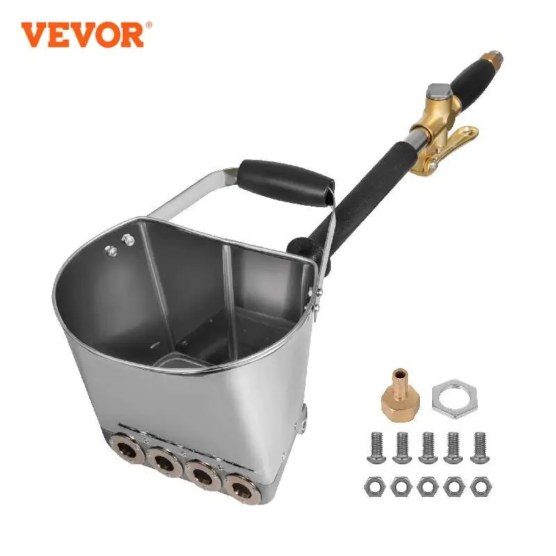 Vevor-벽 페인팅용 스프레이 건, 천장 시멘트 모르타르 분무기, 석고 호퍼 건, 4 제트 호퍼 래들 건설 도구 포함 title=Vevor-벽 페인팅용 스프레이 건, 천장 시멘트 모르타르 분무기, 석고 호퍼 건, 4 제트 호퍼 래들 건설 도구 포함 