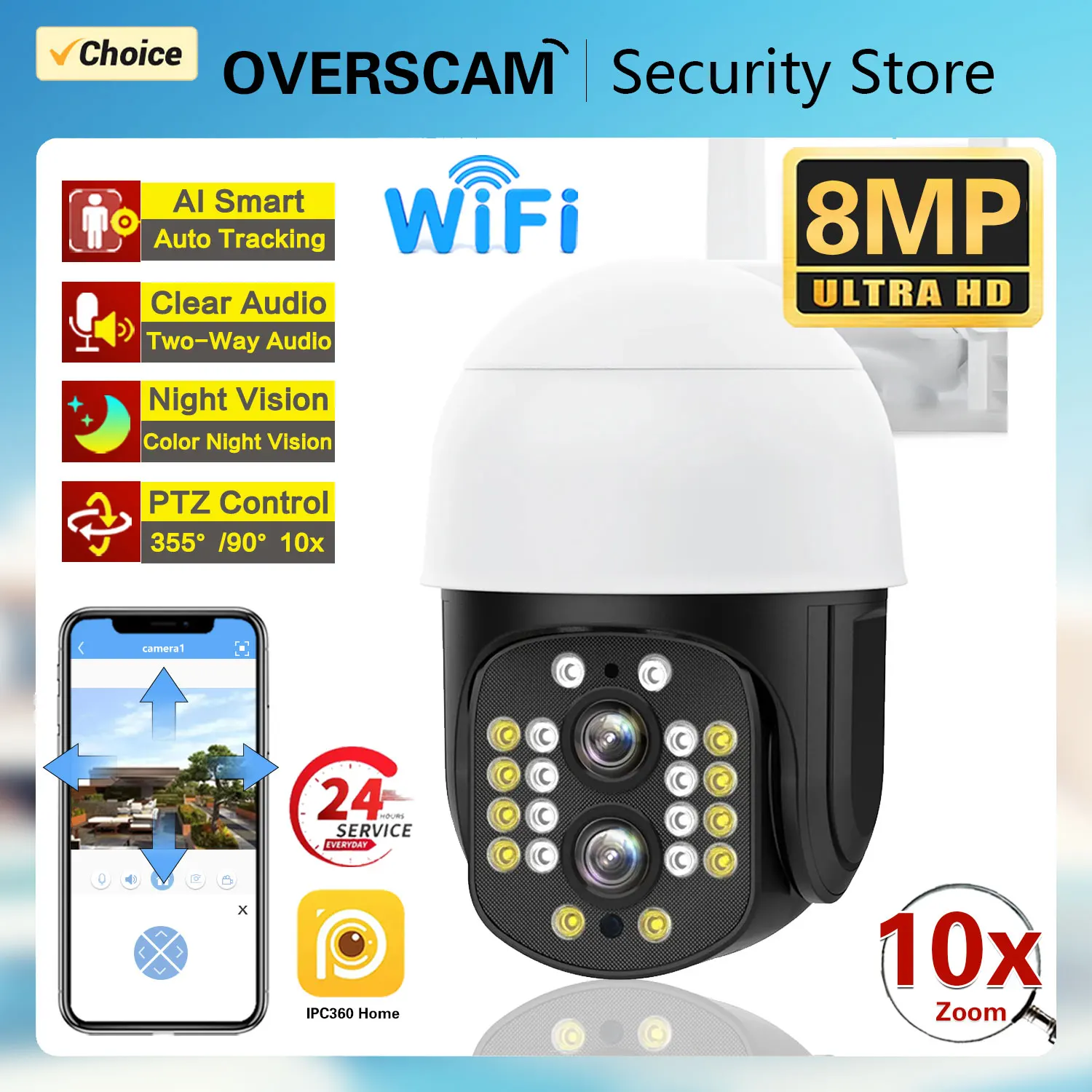 양방향 IP 카메라, 2K, 4MP, WiFi, PTZ 카메라, 듀얼 렌즈, 10X 줌, 보안 CCTV 캠, 모션 감지 감시, 4K, 8MP, 2.8-12mm title=양방향 IP 카메라, 2K, 4MP, WiFi, PTZ 카메라, 듀얼 렌즈, 10X 줌, 보안 CCTV 캠, 모션 감지 감시, 4K, 8MP, 2.8-12mm 