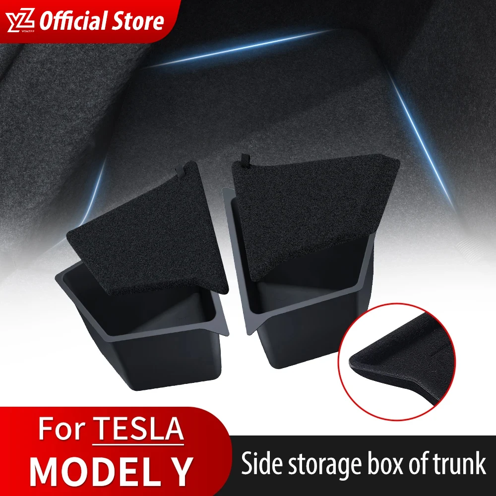 YZ For Tesla Model Y RWD 2021-23 자동차 트렁크 사이드 보관함 중공 커버 주최자 몰려 들고 매트 파티션 보드 보관하기 title=YZ For Tesla Model Y RWD 2021-23 자동차 트렁크 사이드 보관함 중공 커버 주최자 몰려 들고 매트 파티션 보드 보관하기 