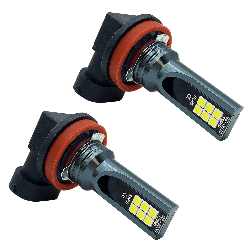 9005 9006 LED 헤드라이트, 자동차 안개등 전구, DRL H4 H7, 6000K, 8000LM, 80W, 12V, H11, H8, H9, H10, H1, H3, 2 개