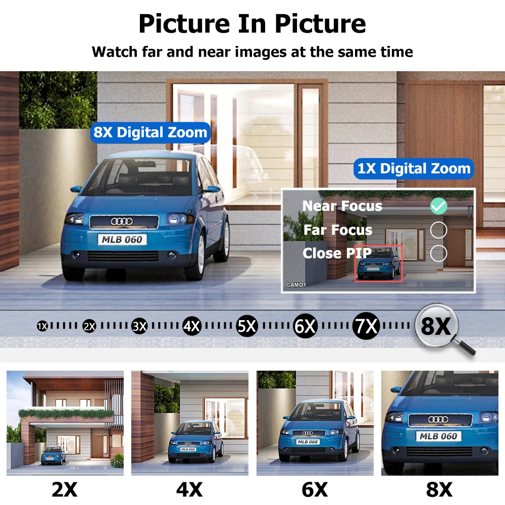 TinoSec CCTV 비디오 감시 키트, 사람 감지 자동 추적, H.265 8CH UHD 4K POE 보안 카메라 시스템, AI 4MP 5MP PTZ 카메라