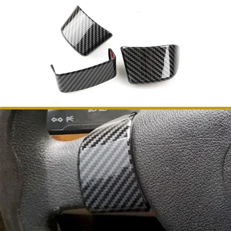 폭스바겐 파사트 B6 제타 골프 5 MK5 티구안 투란 2007-2011 ABS 자동차 핸들 장식 패치, 자동차 액세서리