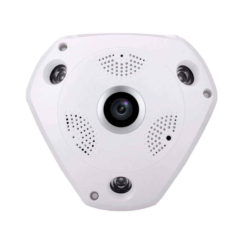 무선 IP 돔 카메라 P2P iCSee 와이파이 180, 360 도 광각 ONVIF 비디오 오디오 감시 CCTV 카메라, 20m 적외선, 5MP