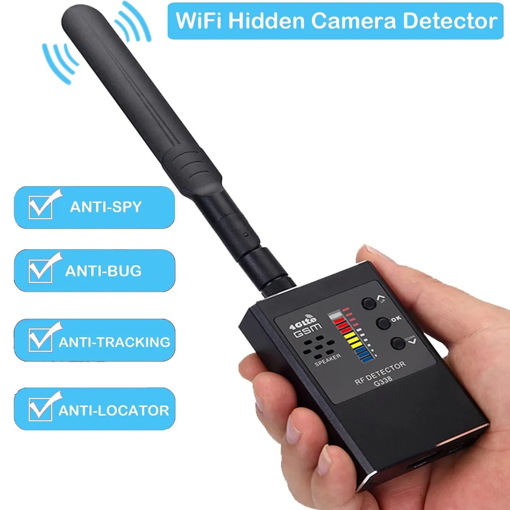 전문가용 안티 스파이 탐지기 카메라, GSM 오디오 버그 파인더, GPS 신호 렌즈, RF 트래커, 무선 스캐너 G338, 1MHz-8000GHz title=전문가용 안티 스파이 탐지기 카메라, GSM 오디오 버그 파인더, GPS 신호 렌즈, RF 트래커, 무선 스캐너 G338, 1MHz-8000GHz 