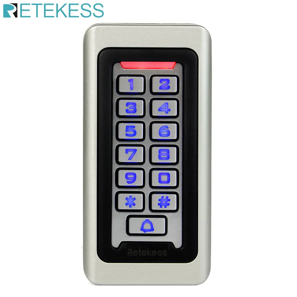 RETEKESS T-AC03 Rfid 문짝 접근 제어 시스템, IP68 방수 키패드 근접 카드, 2000 사용자 독립 title=RETEKESS T-AC03 Rfid 문짝 접근 제어 시스템, IP68 방수 키패드 근접 카드, 2000 사용자 독립 