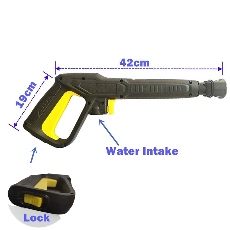 고압 와셔 건, Karcher K2 K3 K4 K5 K6 K7 세차 청소 워터 스프레이 랜스 교체 건, 권총 지팡이 깍지