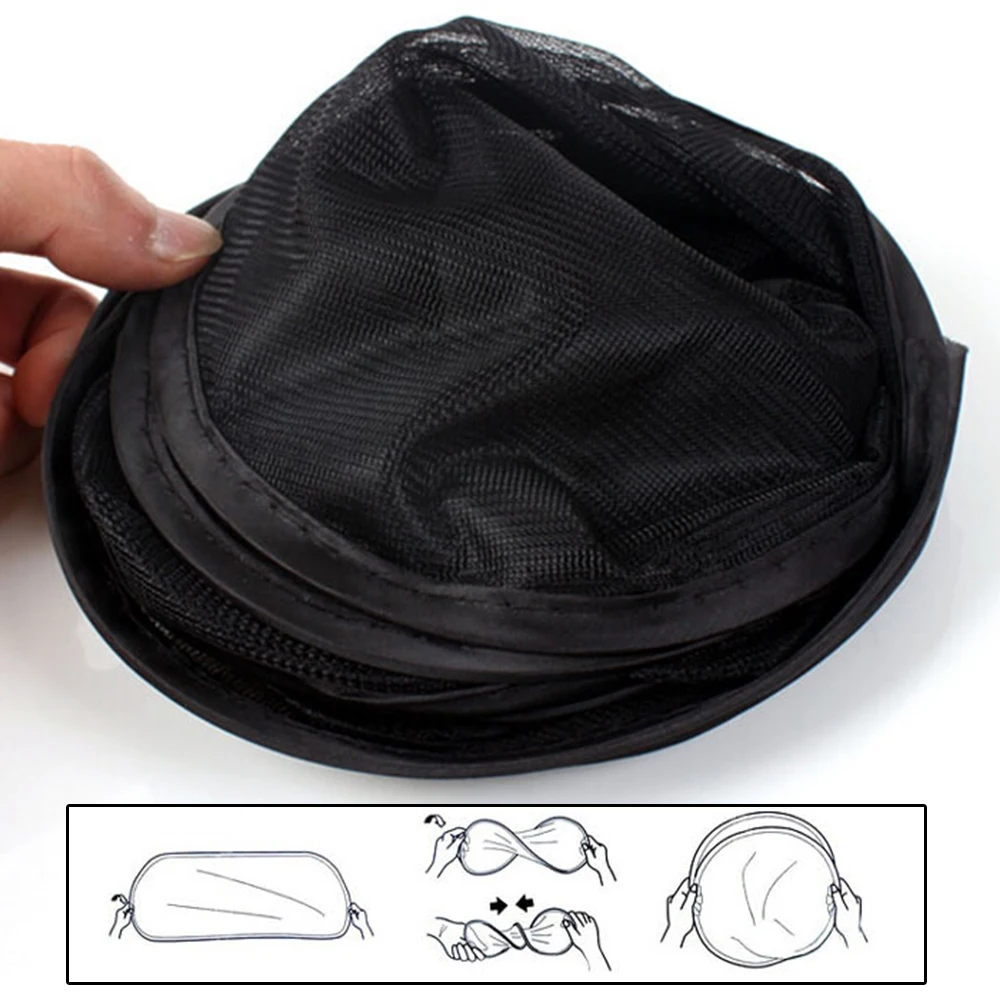 차 일 그늘 UV 보호 차 커튼 차 창 차양 옆 창 메시 덮개 차 트렁크 RV 여행 공급을위한 태양 바이저