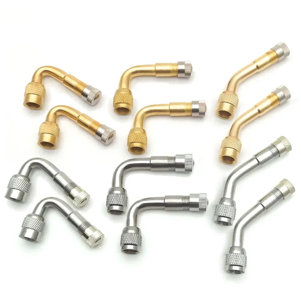 오토바이 45 90 135 도 각도 벤트 밸브 어댑터, 타이어 튜브 밸브 익스텐션 어댑터, 트럭 자동차 모토 바이크용, 2 개 1 개