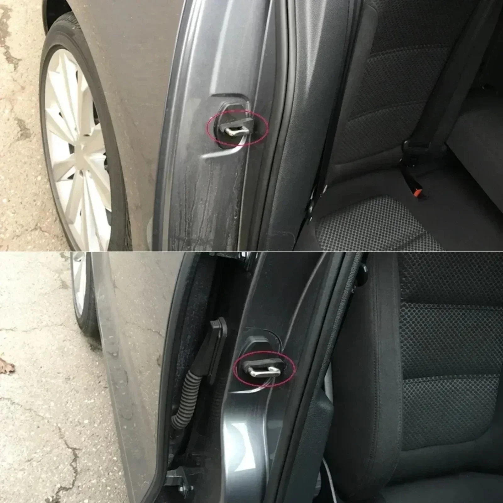 도요타 닛산 아우디 BMW VW 시트 스코다 JAC 문짝 락 댐퍼 버퍼 디덴너 도장 충격 흡수 댐핑 보호대 2004 - 2020