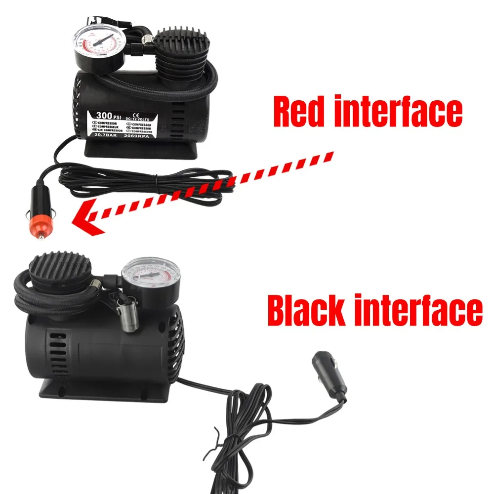 자동차 전기 공기 펌프, 300psi 공기 압축기 타이어 팽창기, 휴대용 자동차 타이어 팽창기, 자동차 수리 액세서리, 12V