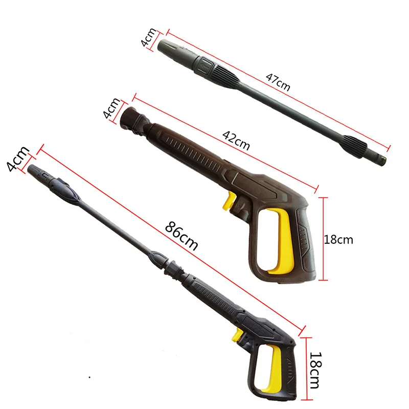 Karcher K 시리즈용 고압 스프레이건, 세차 물총 청소 스템 폼 포트, 조정 가능한 과급 터보 건 헤드