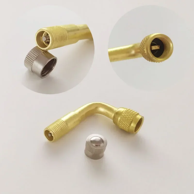 오토바이 45 90 135 도 각도 벤트 밸브 어댑터, 타이어 튜브 밸브 익스텐션 어댑터, 트럭 자동차 모토 바이크용, 2 개 1 개