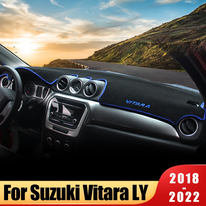 Suzuki Vitara LY 하이브리드 2015 2016-2020 2021 2022 자동차 대시 보드 커버 매트, 썬 쉐이드 패드, 악기 패널 카펫 액세서리 title=Suzuki Vitara LY 하이브리드 2015 2016-2020 2021 2022 자동차 대시 보드 커버 매트, 썬 쉐이드 패드, 악기 패널 카펫 액세서리