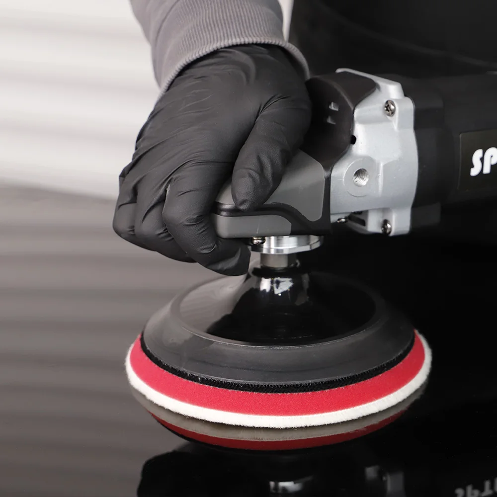 (대량 판매) SPTA 3 인치/5 인치/6 인치 일본 연마 울 패드 버퍼 자동차 스크래치 제거를위한 모직 연마 패드
