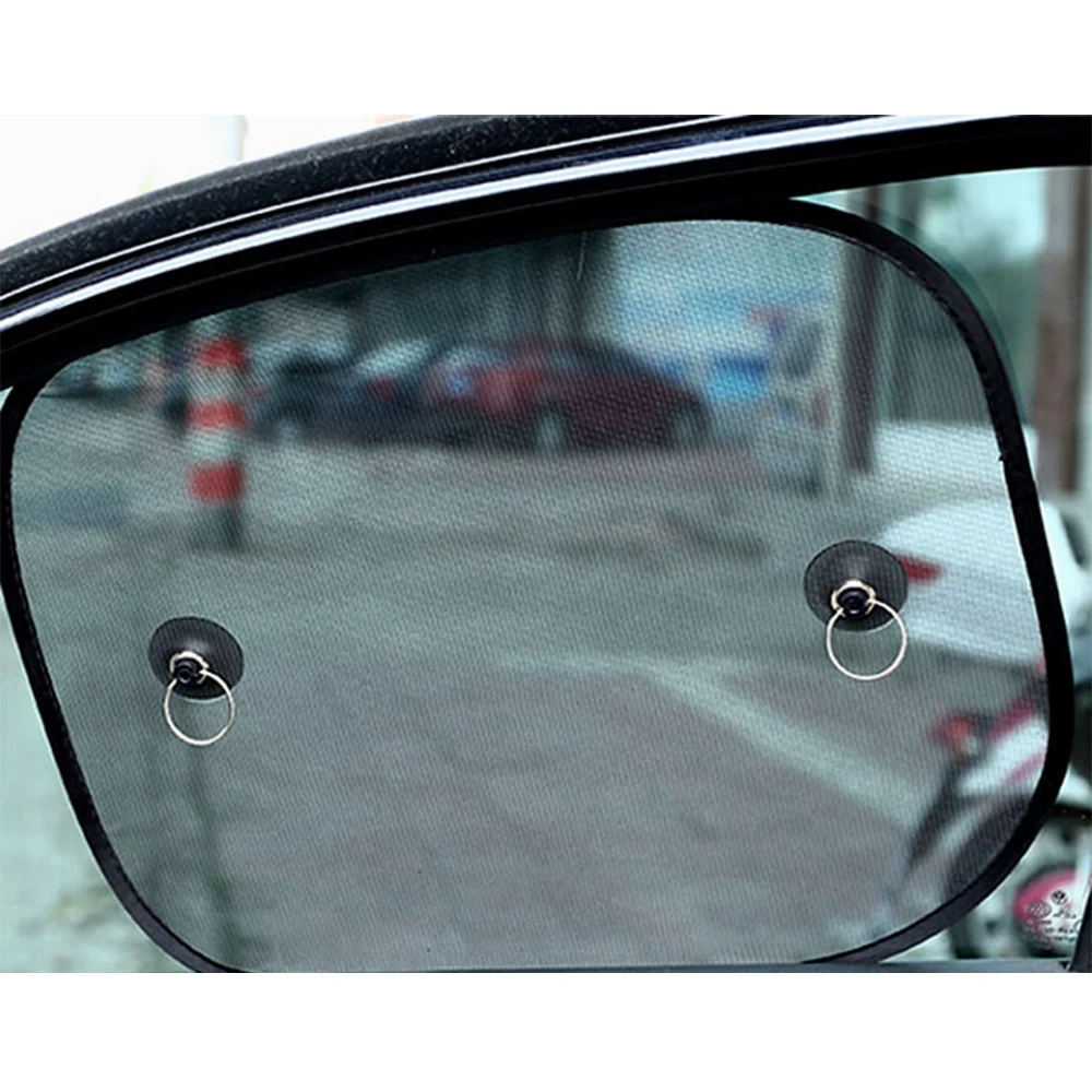 차 일 그늘 UV 보호 차 커튼 차 창 차양 옆 창 메시 덮개 차 트렁크 RV 여행 공급을위한 태양 바이저