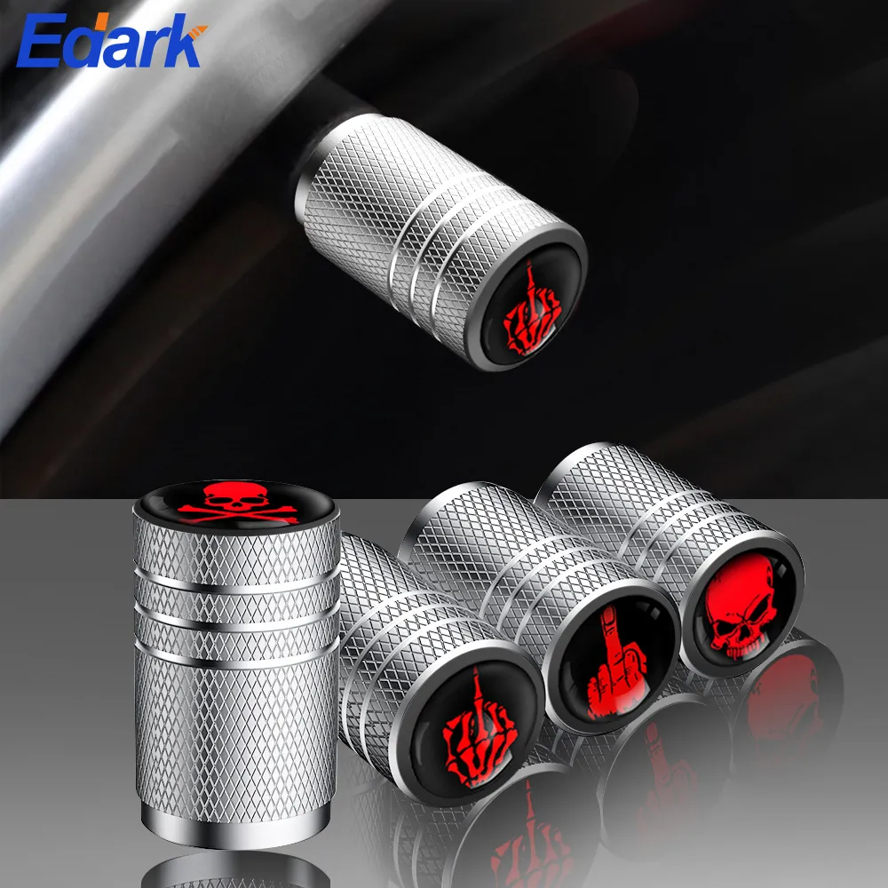 4 개/대 알루미늄 합금 자동차 타이어 밸브 스템 캡 재미 로고 에어 캡 커버, 자동차, 자전거, 트럭 및 오토바이 title=4 개/대 알루미늄 합금 자동차 타이어 밸브 스템 캡 재미 로고 에어 캡 커버, 자동차, 자전거, 트럭 및 오토바이 