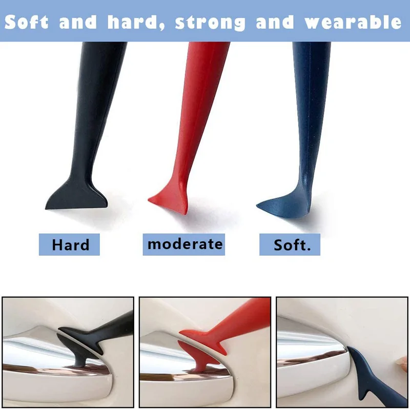 자동차 비닐 랩 도구 키트 펠트 스퀴지 랩스틱 후크 필름 랩 자석 홀더 나이프 커터, 자동 창문 색조 도구 비닐 스크레이퍼