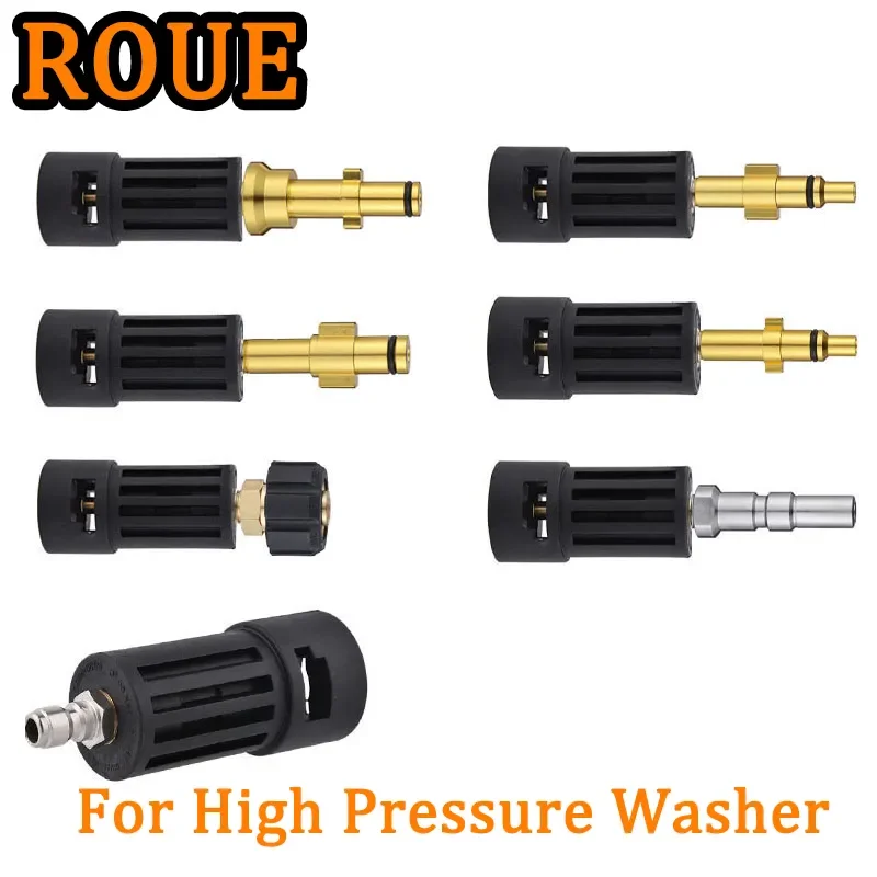 고압 와셔 커넥터 어댑터, AR, Interskol, Lavor, Bosche, Huter, M22 Lance 연결용, Karcher un 여성 총검 title=고압 와셔 커넥터 어댑터, AR, Interskol, Lavor, Bosche, Huter, M22 Lance 연결용, Karcher un 여성 총검 