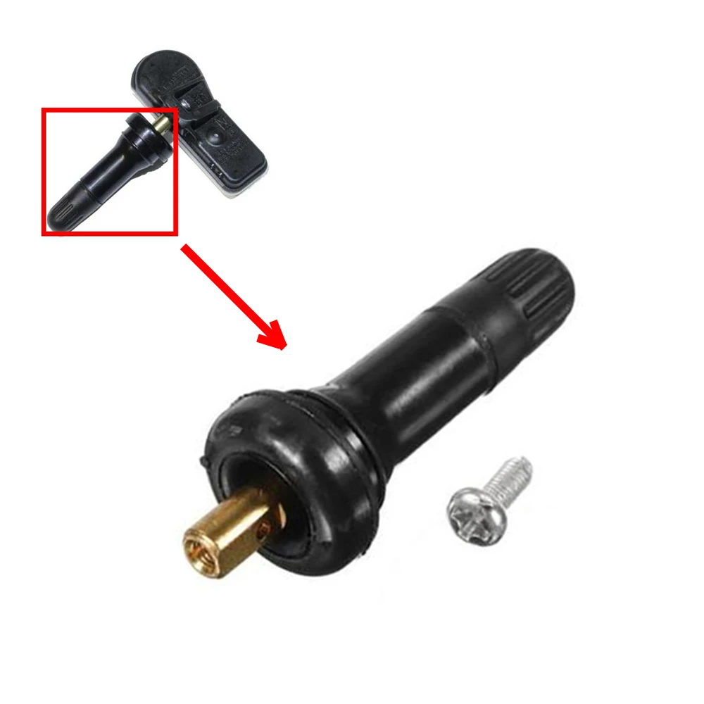 TPMS 타이어 압력 센서 밸브, 튜브리스 디스크 휠 니플, 스트레이트 고무 니플, TPMS 휠 센서용