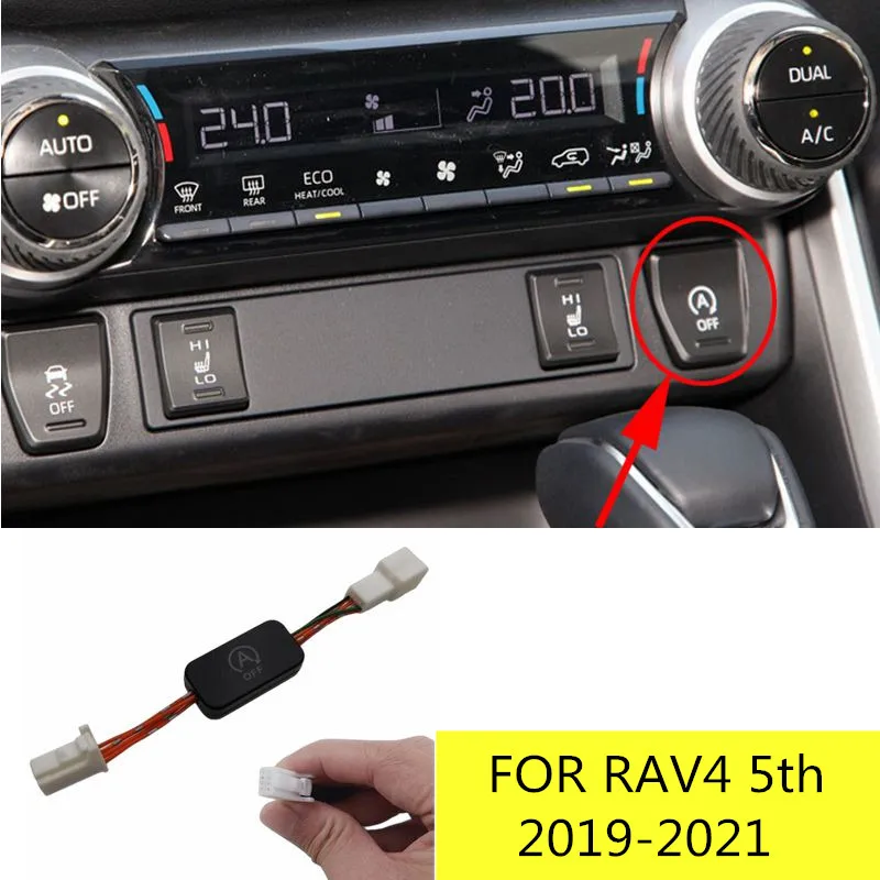 자동차 자동 정지 엔진 시스템 오프 장치 제어 센서 플러그, 스마트 정지 취소, 토요타 RAV4 XA50 2019 2020 title=자동차 자동 정지 엔진 시스템 오프 장치 제어 센서 플러그, 스마트 정지 취소, 토요타 RAV4 XA50 2019 2020 