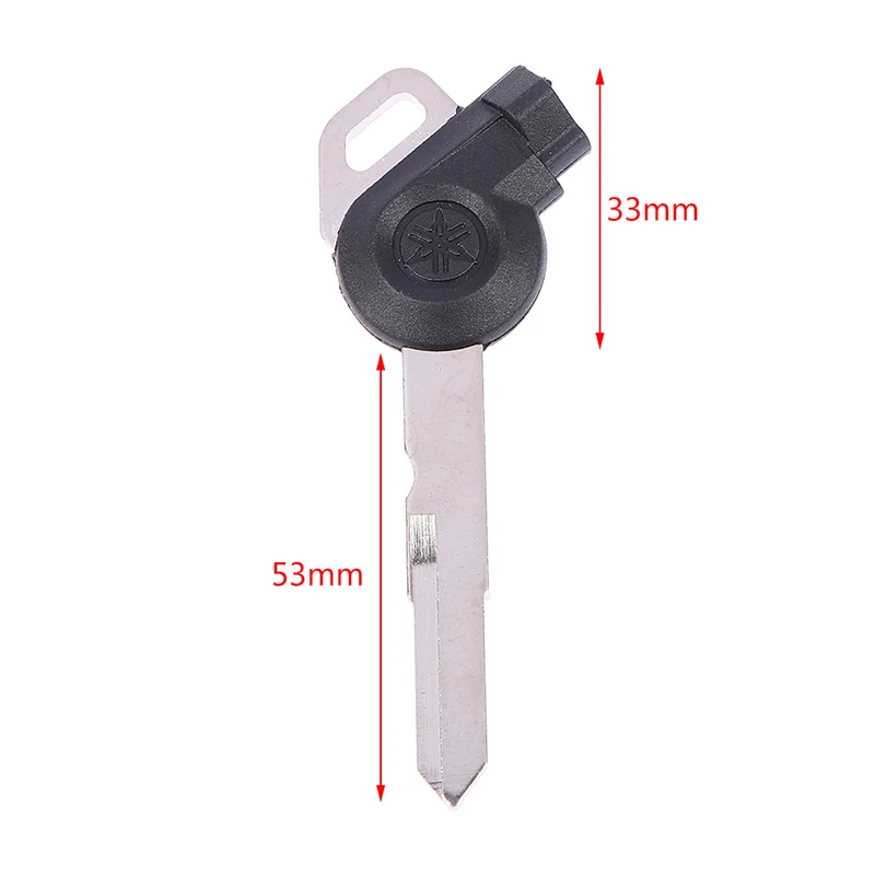 Yamaha 오토바이 키 블랭크용 단일 키 블랭크, 왼쪽 및 러트 그루브 마그네틱 키, 1PC