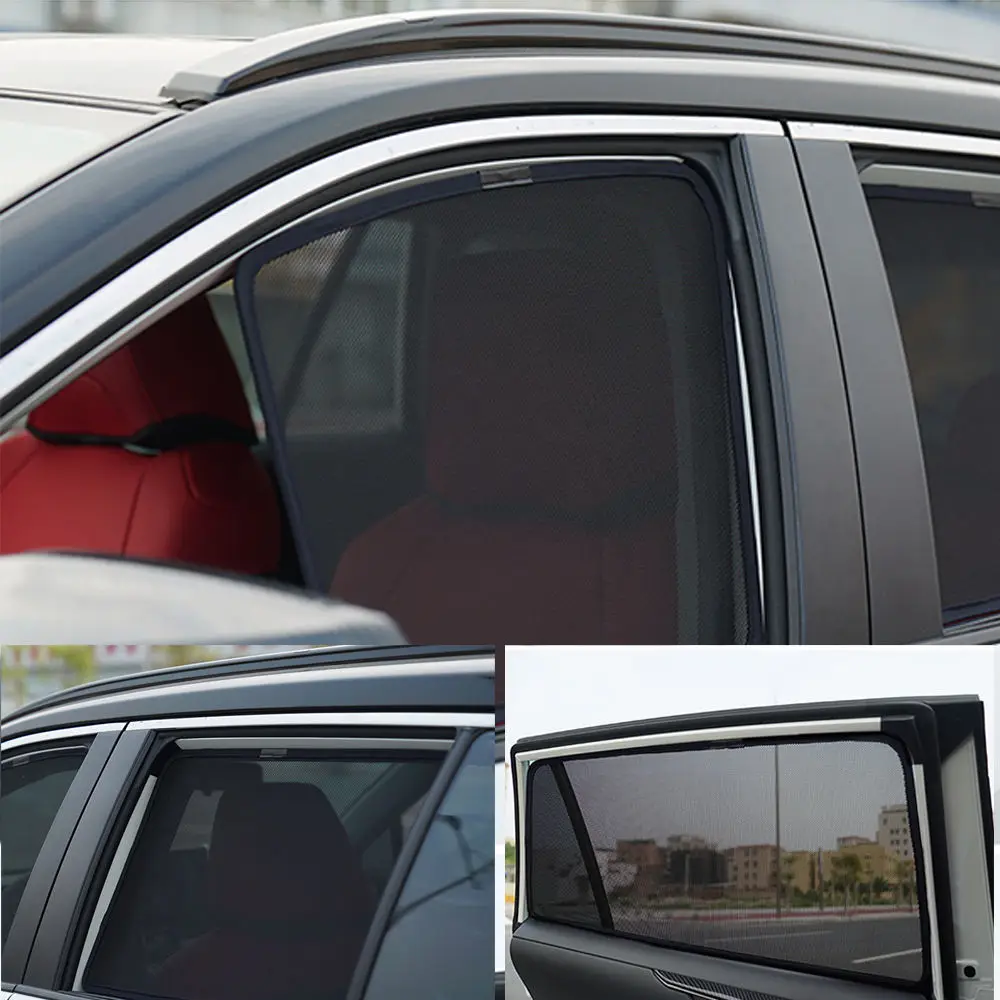 볼보 XC60 2018-2023 2024 XC 60 용 마그네틱 자동차 햇빛가리개 실드 앞 유리 프레임 커튼, 후면 측면 창문 차양