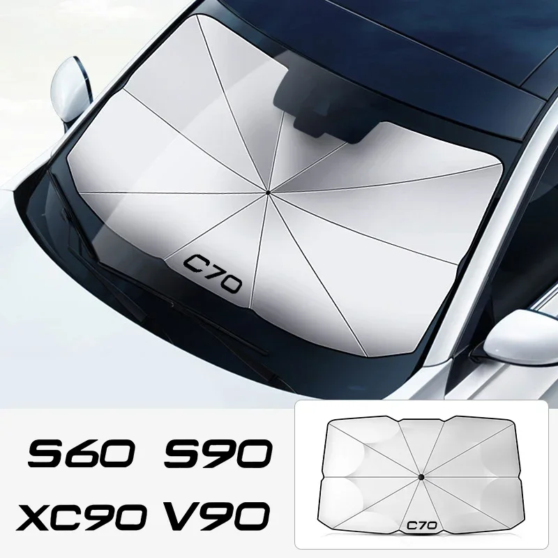 자동차 앞 유리 접이식 햇빛가리개 햇빛가리개, 볼보 XC90 XC60 C30 T6 S60 C70 XC40 V40 XC70 V60V50 S80 S40 AWD V90 S90 title=자동차 앞 유리 접이식 햇빛가리개 햇빛가리개, 볼보 XC90 XC60 C30 T6 S60 C70 XC40 V40 XC70 V60V50 S80 S40 AWD V90 S90 