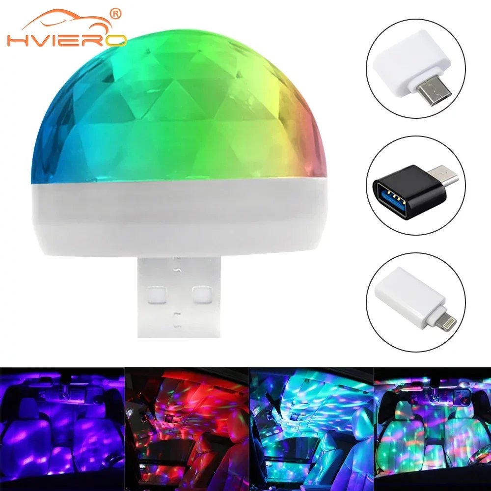 자동차 자동 USB DJ RGB 미니 다채로운 음악 사운드 LED USB-C, IOS 홀리데이 파티 가라오케 분위기 램프, 5V 볼 레이저 라이트, 1X title=자동차 자동 USB DJ RGB 미니 다채로운 음악 사운드 LED USB-C, IOS 홀리데이 파티 가라오케 분위기 램프, 5V 볼 레이저 라이트, 1X 