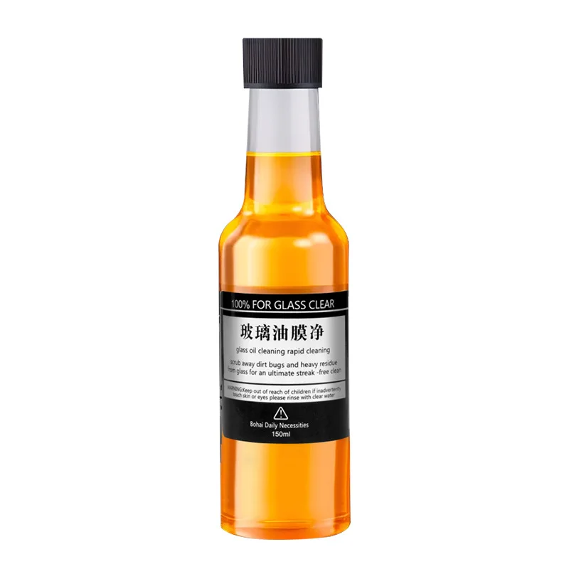 자동차 앞 유리 오일 필름 리무버, 범용 광택제 유리 클리너, 창문 그리스 제거기, 자동 먼지 제거 도구, 150ml