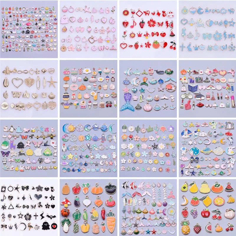 무작위 혼합 에나멜 참, 쥬얼리 제작 용품, 태양 달 별 과일 동물 참 펜던트 재료, DIY 귀걸이, 30 개/로트 title=무작위 혼합 에나멜 참, 쥬얼리 제작 용품, 태양 달 별 과일 동물 참 펜던트 재료, DIY 귀걸이, 30 개/로트 