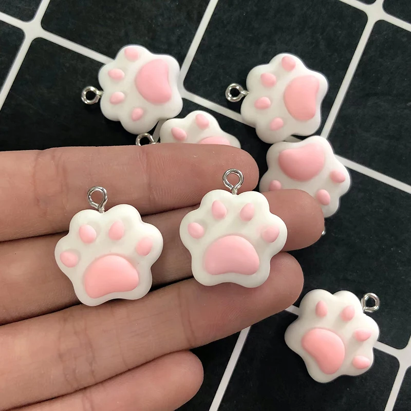 귀여운 핑크 고양이 발톱 수지 참, DIY 만화 동물 귀걸이, 애완 동물 초커 펜던트, 쥬얼리 액세서리, D65 만들기, 10 개 title=귀여운 핑크 고양이 발톱 수지 참, DIY 만화 동물 귀걸이, 애완 동물 초커 펜던트, 쥬얼리 액세서리, D65 만들기, 10 개 