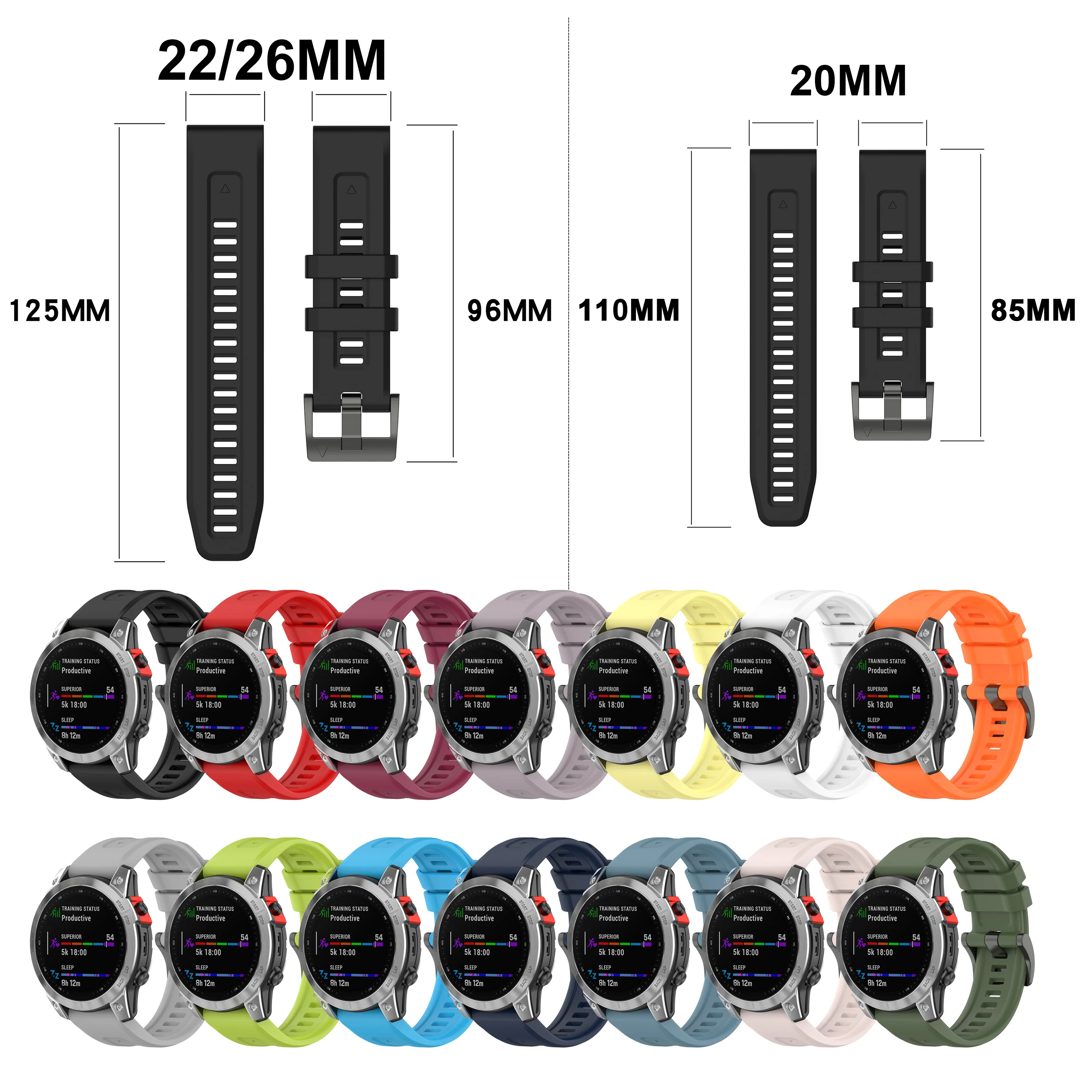 Garmin fenix 7X 7 7S 6 6X Pro 용 실리콘 팔찌, fenix 5X 5s Plus 3HR 945 935 손목 용 시계 밴드 스트랩 20 22 26mm 퀵핏