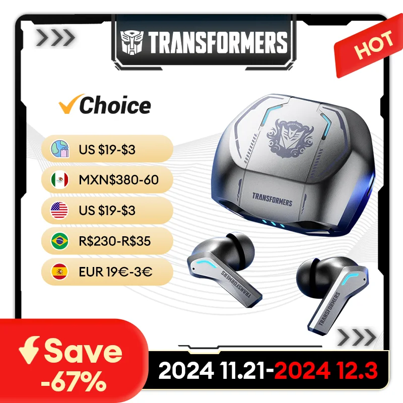 TRANSFORMERS TF-T06 무선 블루투스 이어폰, 소음 감소 헤드폰, 게임 음악 선택 이어버드, 1 개, 2 개, 3 개, 5/10 개 도매 title=TRANSFORMERS TF-T06 무선 블루투스 이어폰, 소음 감소 헤드폰, 게임 음악 선택 이어버드, 1 개, 2 개, 3 개, 5/10 개 도매 