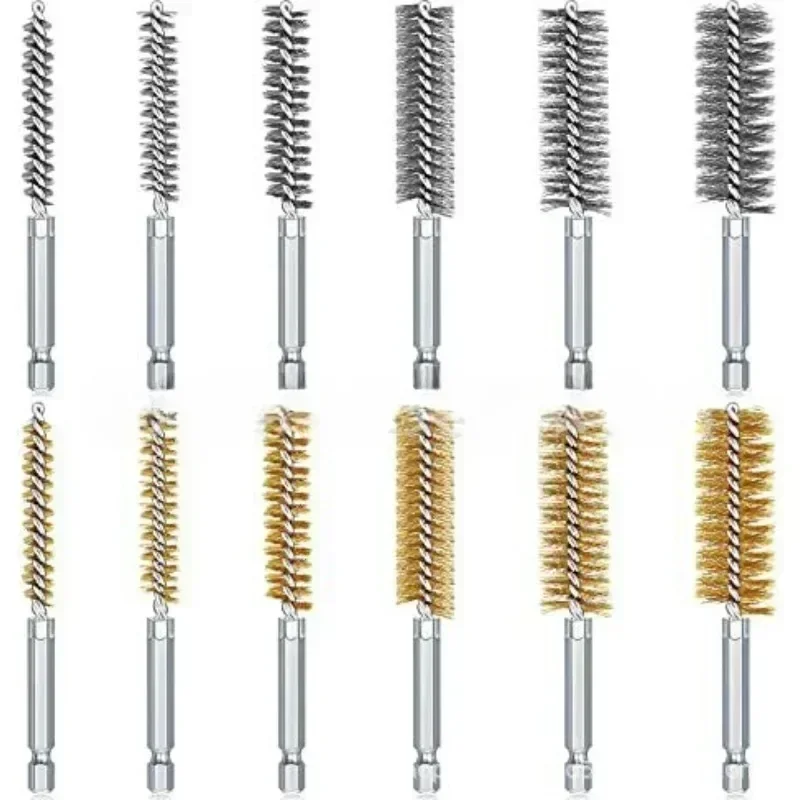 와이어 튜브 기계 청소 브러시, 녹 클리너, 자동차 제조 가공 산업용 세척 연마, 8-19mm, 신제품
