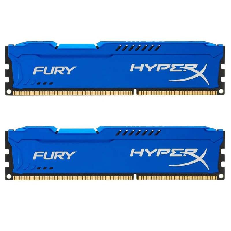 Memoria DDR3 8GB (2x4GB) 16GB (2x8GB) 키트 RAM 1866MHz 1600MHz 1333MHz 데스크탑 RAM 240 핀 1.5V DIMM PC3-12800 14900 HyperX Fury